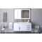 Castello Usa Nile 48" Wall Mounted White Vanity With White Top AndAnd Brushed Nickel Handles CB-MC-48W-BN-2053-WH - alternate 6